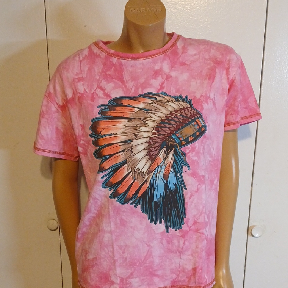 Pink T-Shirt Native Headpeace